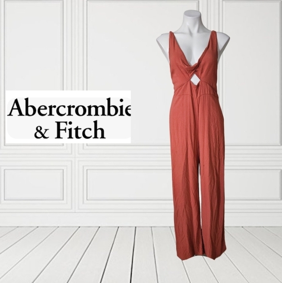 Abercrombie & Fitch Coral Jumpsuit - Picture 1 of 4